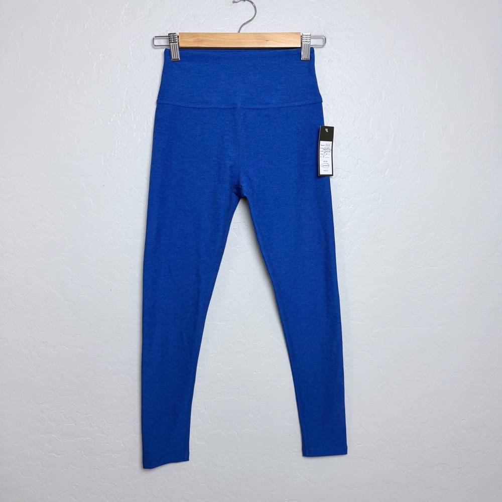 Beyond Yoga Electric Heather Blue Spacedye High Waisted Leggings SD3571 Small